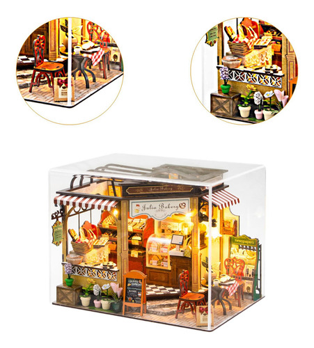 Kit De Bricolaje En Miniatura Para Casa De Muñecas,