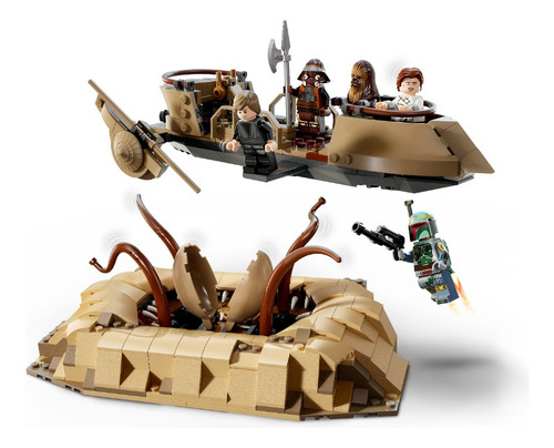 Lego Star Wars Desert Skiff & Sarlacc Pit Boba Feat 558 Star Wars Tm