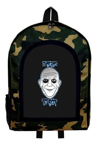 Mochila Camuflada Los Locos Adams Addams Modelo 3