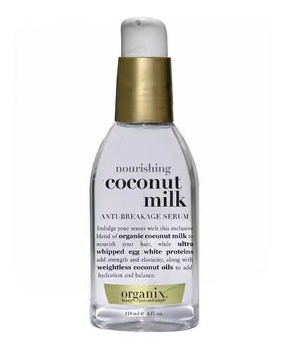 Ogx Serum Capilar Anti-quiebre Coconut Milk  118ml
