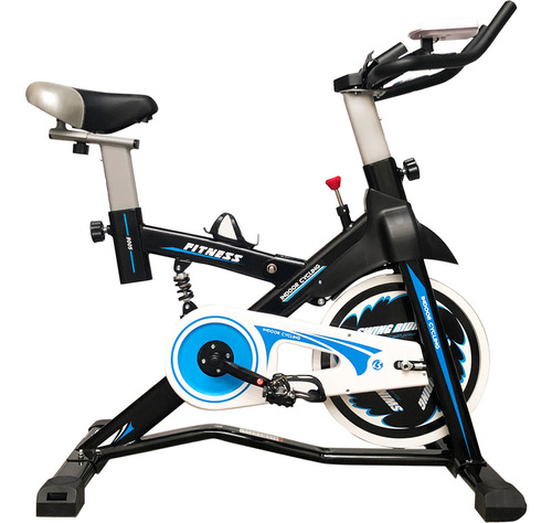 Bicicleta Spinning Expert Fitness Eagle Ergométrica Disco 8Kg C/ Sistema Inercia 13Kg Amortiguación Premium Asiento Cómodo Robusta C/ Ruedas