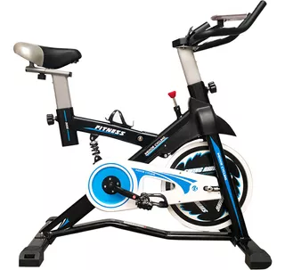 Bicicleta Spinning Expert Fitness Eagle Ergométrica Disco 8Kg C/ Sistema Inercia 13Kg Amortiguación Premium Asiento Cómodo Robusta C/ Ruedas