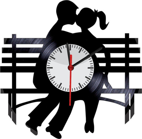 Reloj Vinilo Lp Amor Y Parejas/ Vinyl Clock Love Couples