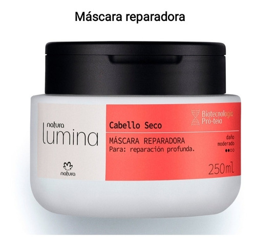 Máscara Reparadora Cabello Seco Lumina Natura