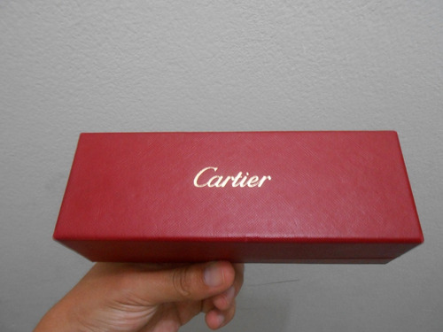 Estuche O Caja De Lentes Cartier Original Con Manual 