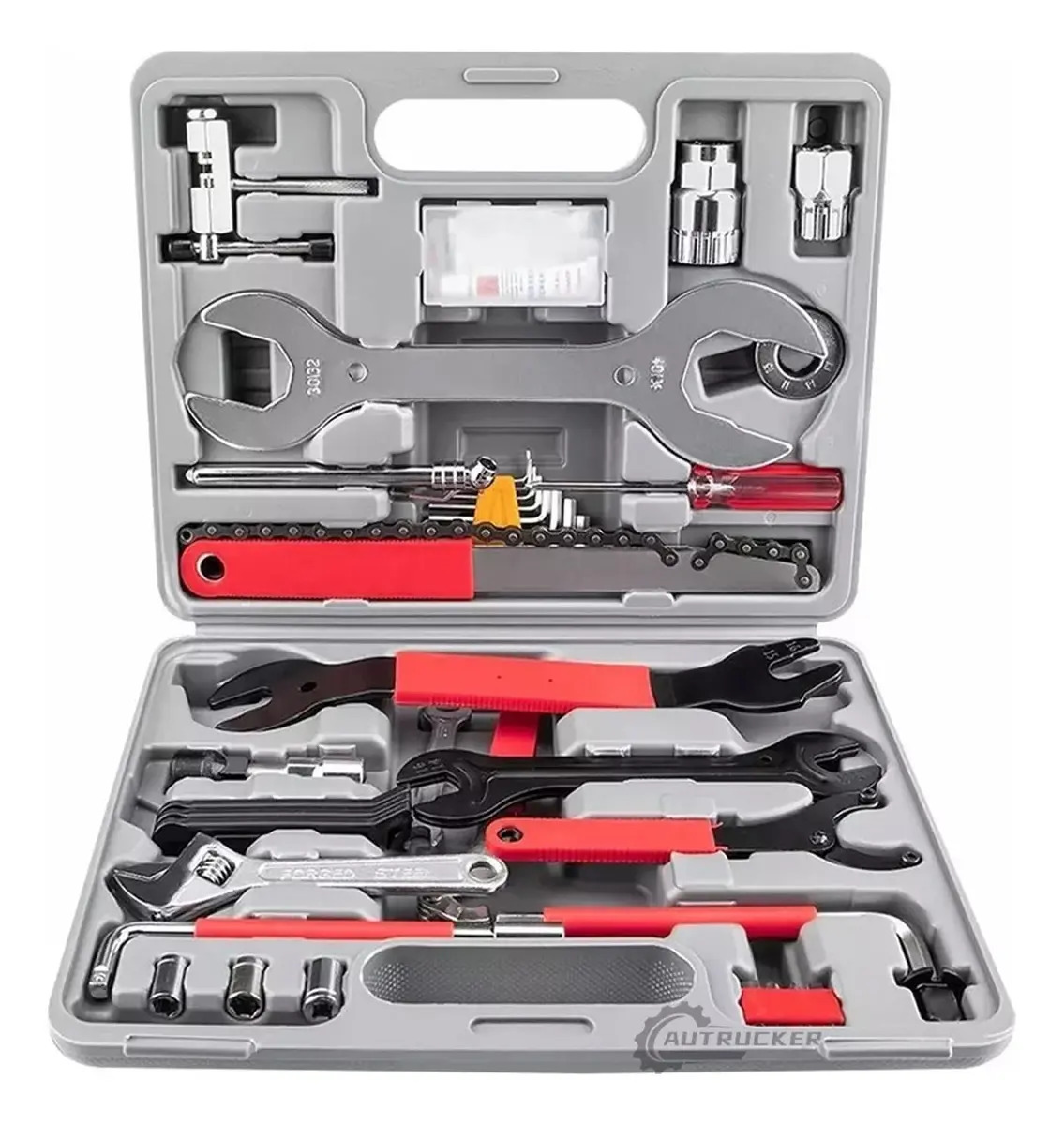 Autrucker Kit reparación uso rudo De Bicicletas Herramientas 44 Piezas