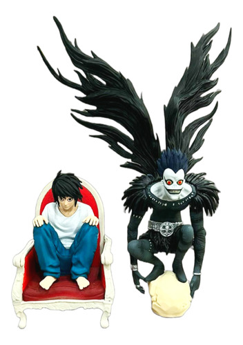 Death Note Figuras De Colección X2 L Y Riuk Animé 