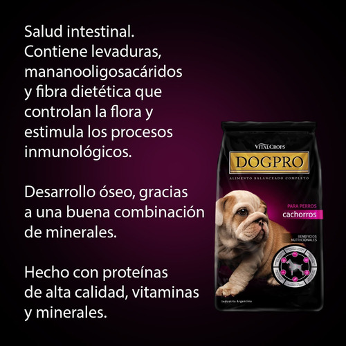 Imagen 4 de 5 de Alimento Premium Dogpro Perros Cachorros Mp X 8kg