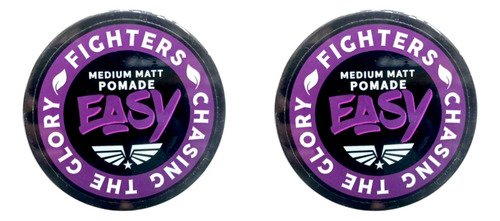 Pack Fighters Cera Pomada Mate Fijación Media Easy 2 U