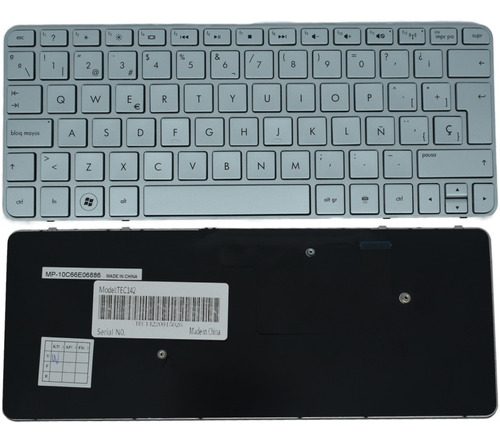 Teclado Plata Hp Mini 210 2000 2100 3000 3100 4000 4100 4200