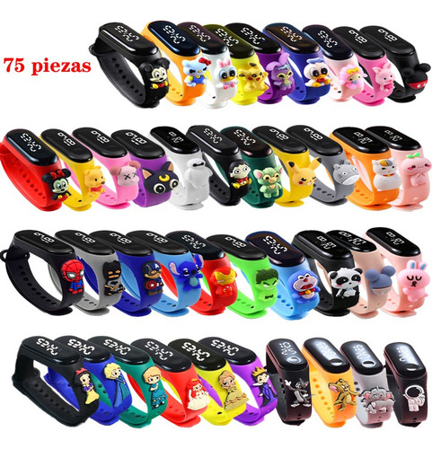 75 Piezas Reloj Led Digital Watch Touch Unisex Mayoreo