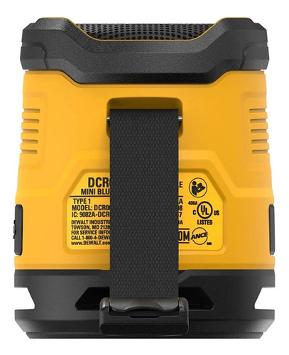 Mini Parlante Bluetooth 12v / 20v Usb-c Baretool Dewalt Dcr0
