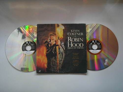 Disco Video Laser Kevin Costner Robin Hood  Printed Usa 1991