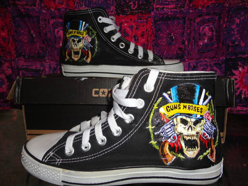 Converse Rock Gun N Roses Metal