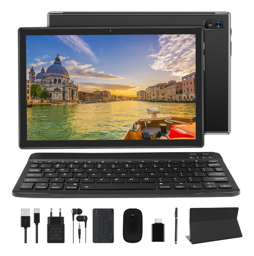 Tablet  con funda Aocwei Tablet X900 10.1" 64GB negra 4GB de memoria RAM
