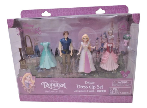 Disney Parks Set Deluxe Rapunzel Con Cambio De Vestuario