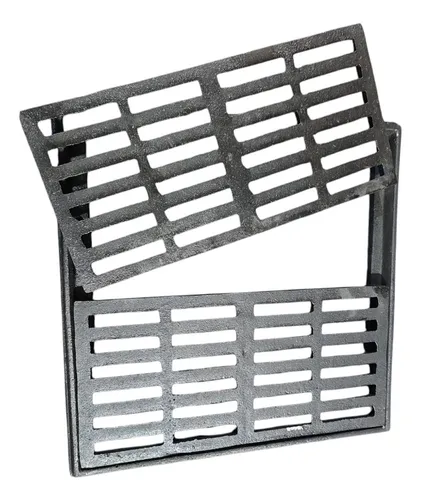 Rejilla Reja Patio Fundición Hierro Desagüe 40 X 40