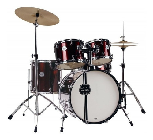 Bateria Mapex Voyager Vr5244 Fierros Medida Fusion Cuo