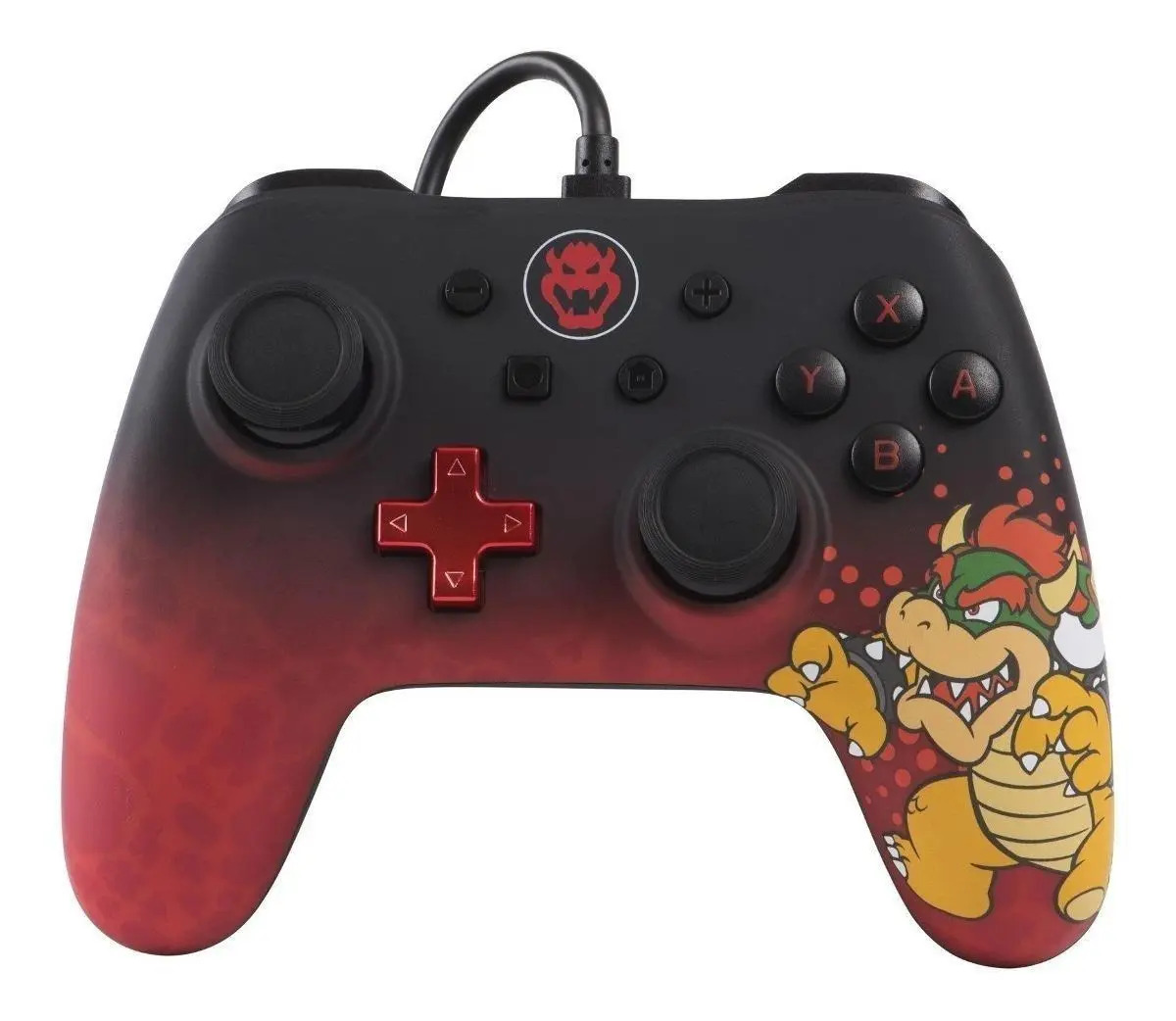 Controle joystick ACCO Brands PowerA Controller Nintendo Switch bowser
