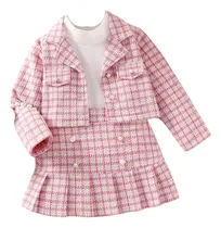 Comprar Blazer, Remera Cuello Alto Y Pollera Niñas