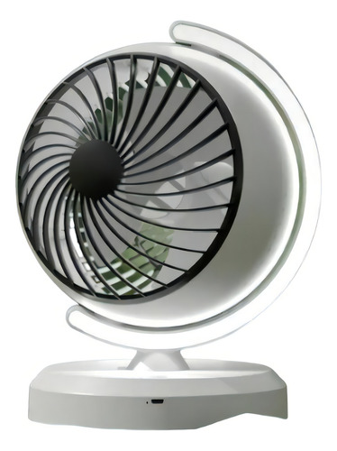 Ventilador De Mesa Lámpara Aire Fresco En Forma De Globo Usb