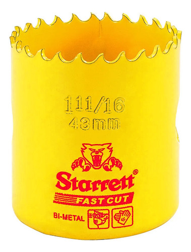 Serra Copo Bi-metal 43 Mm 1.11/16 Starrett