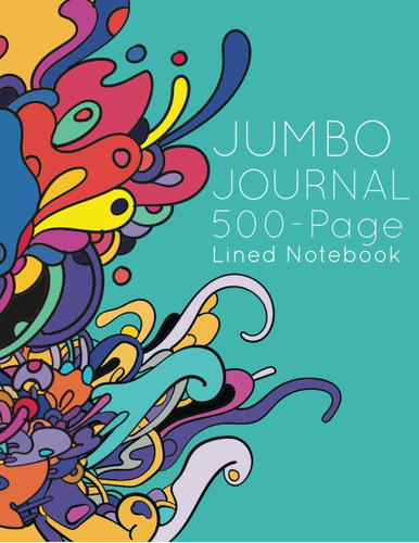 Libro: Jumbo Journal: Lined Notebook, Extra Large Journal, B