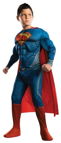 Disfraz De Superman Para Hombre Man Of Steel Deluxe, Mediano