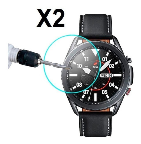 Protector Pantalla Vidrio Reloj Samsung Galaxy Watch 3 45mm 