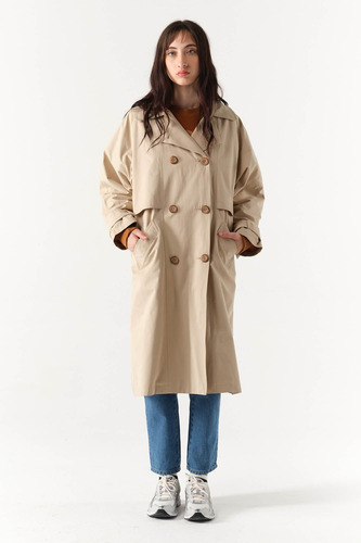 Trench Mujer Impermeable Largo Tapado Piloto Frias - Bolivia