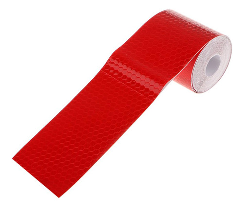 Etiqueta Adhesiva Cinta Reflectante Seguridad Rojo