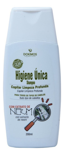 Shampoo De Neem Higiene Unica Limpeza Profunda