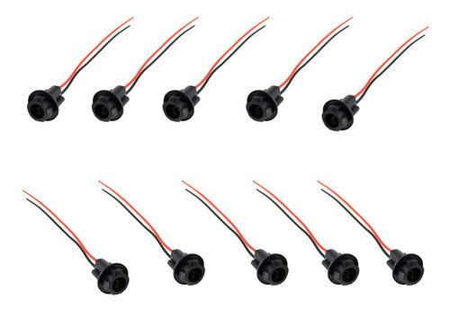 10pcs T10 Bombilla De Lámpara Antiniebla Con Cable