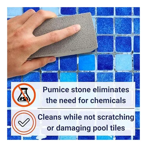 Bloque De Piscina Pb12 Por Us Pumice Piedra Pómez Para