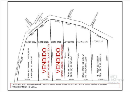 Imagem 11 de 11 de Área À Venda, 20262 M² Por R$ 3.545.950,00 - Guatupê - São José Dos Pinhais/pr - Ar0083