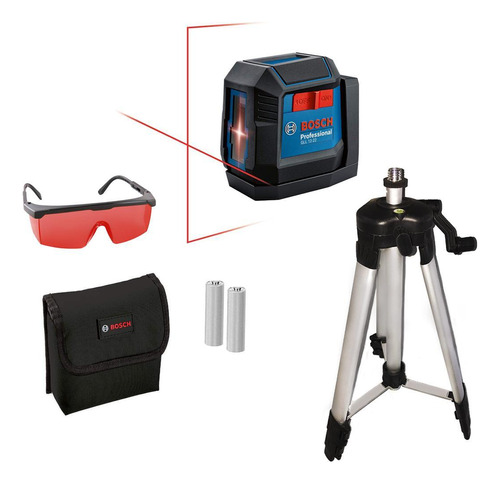 Nível Laser 2 Linhas Gll12-22 Bosch Profiss + Óculos E Tripé
