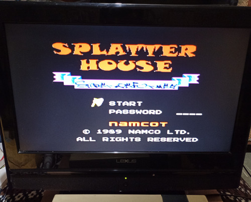 Splatterhouse Wanpaku Graffiti R-pro Nes