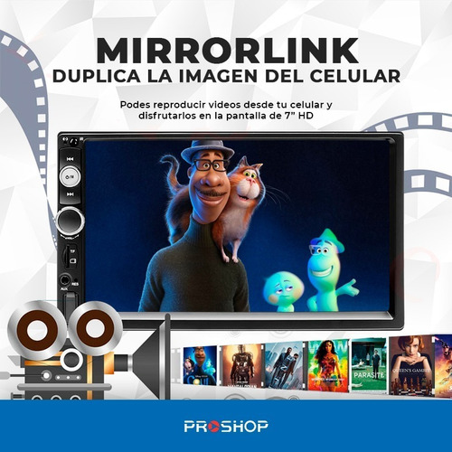 Stereo Auto 2 Doble Din Pantalla 7 Tactil 2 Parlantes !