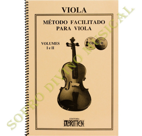 Método Facilitado Viola Volume 1 E 2 Cd Dvd Nadilson Gama