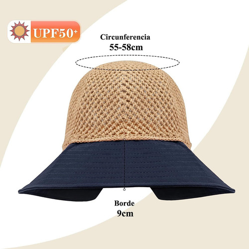 Sombrero De Sol Transpirable De Verano Para Mujer