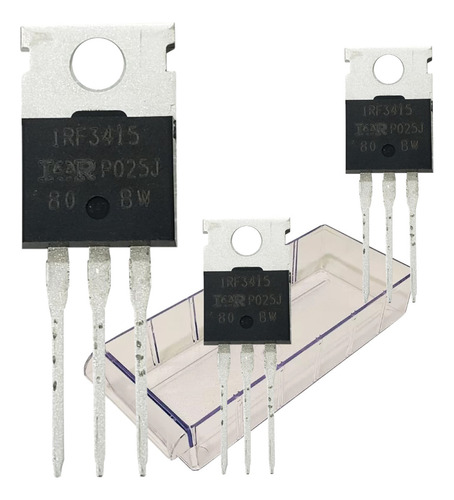 Transistor Fet Mosfet Irf3415 (3 Peças) Irf 3415 Original