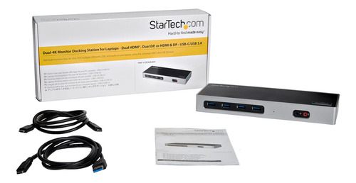 Docking Station Startech 4k 2 Monitores Usb-c Displaylink