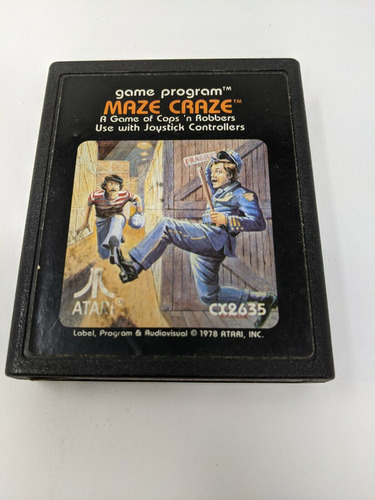Atari 2600 Game Program Maze Craze: A Game Of Cops 'n Ro Ccq