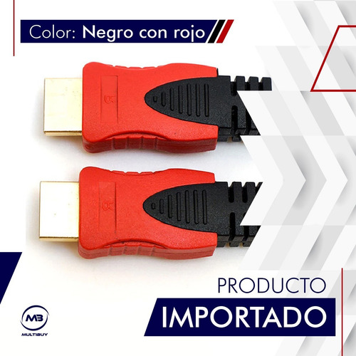 Cable Hdmi Mallado 1.5 Metros Oro Audio Video Tv Hd 1080p 4k