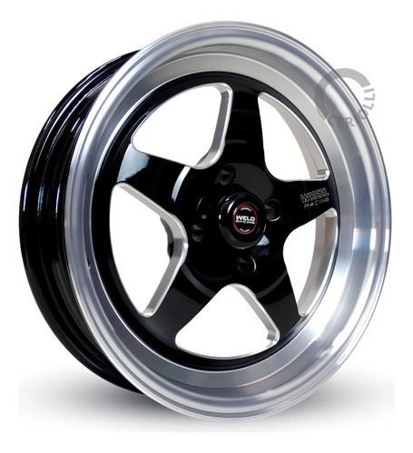 2 Rodas Réplica Weld Rts Aro 15 15x4 15x7 15x8 4x100 5x114 Cor C14 Tala 4 4x100