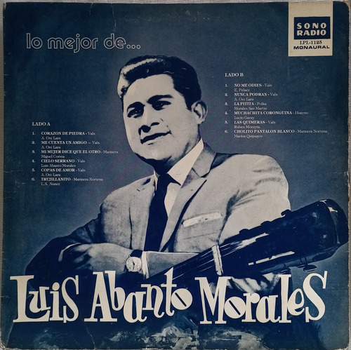 Jch- Luis Abanto Morales Lo Mejor De...criollo Lp (Usado)