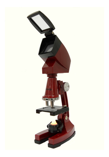Microscopio Tmp-900 Luz Y Proyector Galileo Color Rojo