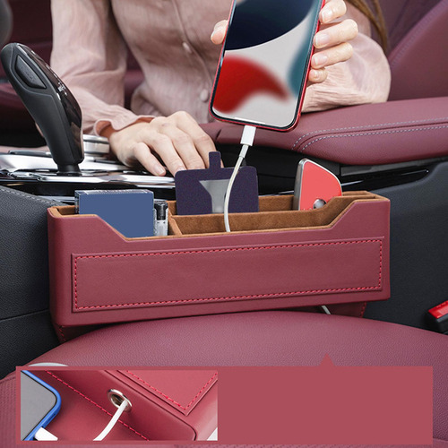 Organizador De Relleno De Espacio De Asiento De Coche Rojo