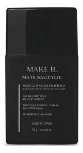 Make B Base Liquida Mate Salicylic Cor 190 30g