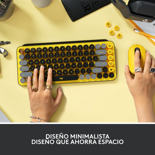 Logitech Pop Keys Teclado Mecánico Inalámbrico Blast